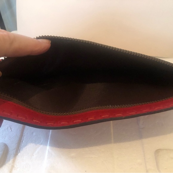 Pottery Barn Rio Red Leather Travel Organizer BNIB - Picture 4 of 6